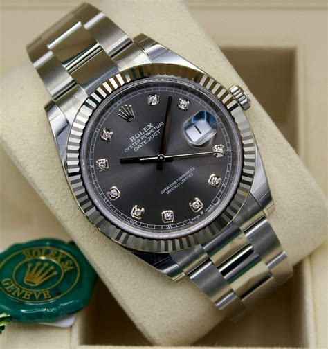 rolex datejust 41mm diamond dial|rolex datejust 41 reference numbers.